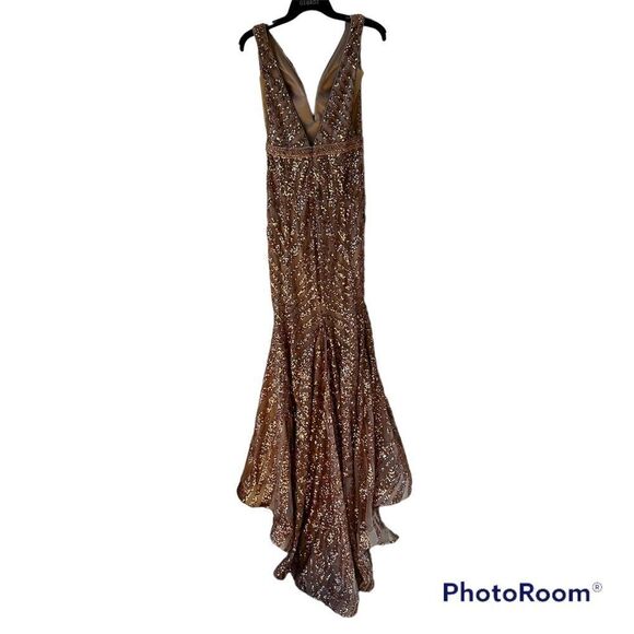 Jovani mermaid prom dress size 2 - Picture 4 of 16